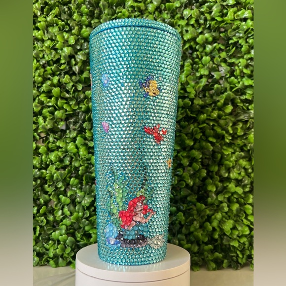 The Little Mermaid Bling Tumbler - Picture 3 of 4